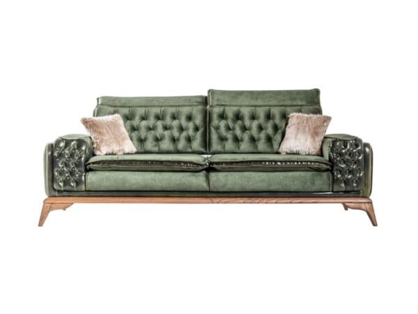 Lotus Sofa & Loveseat Green